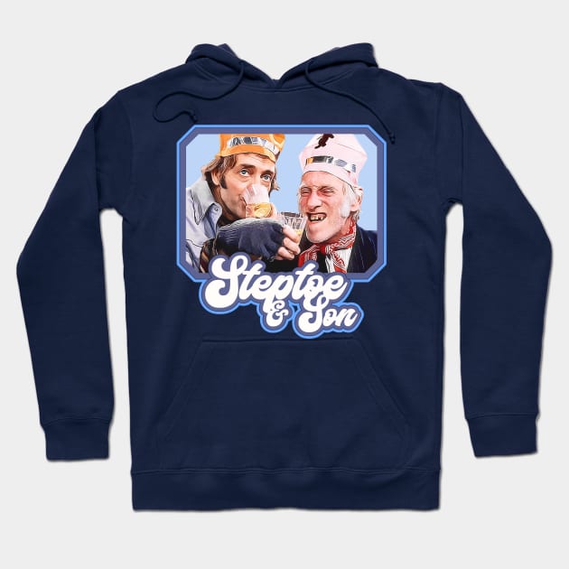 Steptoe and Son Vintage 70s British Television Sitcom Hoodie by darklordpug